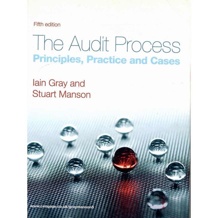 The Audit Process: Principles, Practice and Cases Fifth Edition